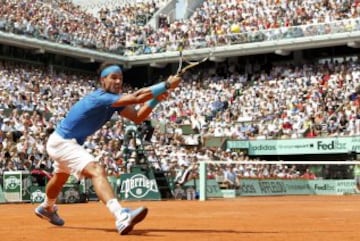 Dos años tuvieron que pasar para volver a ver enfrentarse a Nadal y Federer en la final de un Grand Slam el 5 de junio de 2011, una vez más Nadal batió a Federer por  7-5, 7-6, 5-7 y 6-1