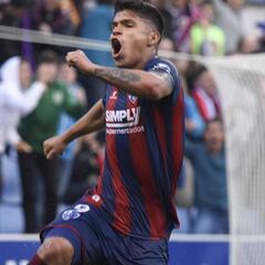 El aporte del 'Cucho' Hernández en el ascenso del Huesca