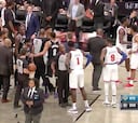 La multitudinaria pelea en el caliente derbi NBA de Nueva York