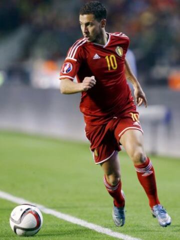 Hazard con Bélgica.