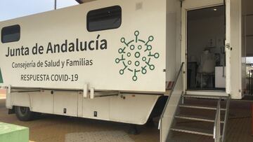 Unidad m&oacute;vil de vacunaci&oacute;n del covid de la Junta de Andaluc&iacute;a.
 JUNTA DE ANDALUC&Iacute;A.
 27/03/2021