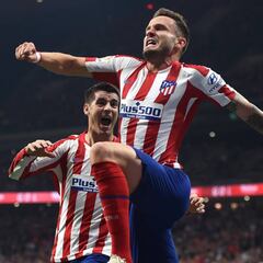 El Atlético echaba de menos los goles del 'talismán' Saúl