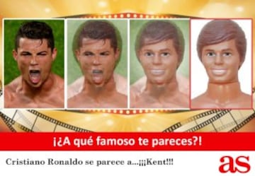 A qué famosos se parecen los futbolistas según Facebook