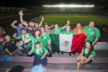 Así se vivió el ambiente en el Estadio Rommel Fernández para el duelo eliminatorio entre las selecciones de México y Panamá.