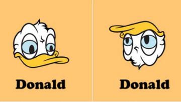 El parecido razonable entre el pato Donald y Trump que ya lleva más de 100.000 retuits