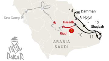 Recorrido Etapa 9 Dakar 23.