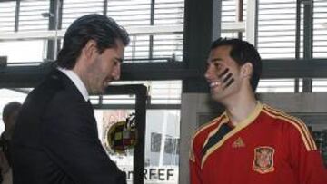 <b>ALUCINAN.</b> El defensa de la selección española Álvaro Arbeloa, reconoció la admiración que levanta el fútbol de la selección española en todos los rincones del mundo.