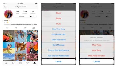 Así puedes silenciar los post de tus amigos en Instagram