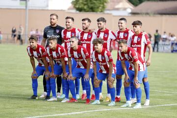 Equipo del Atlético de Madrid.