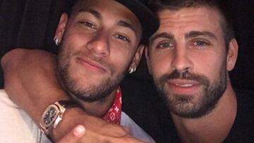 El entorno de Neymar no comprende la foto de Piqué