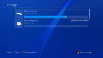 Ahora podemos tener dos discos, interno y externo, en PS4