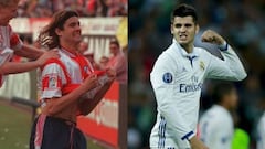 Solari con el Atl&eacute;tico; Morata, con el Madrid.