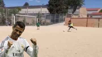 Cristiano Ronaldo presume del golazo de su hijo: "¡Sí!