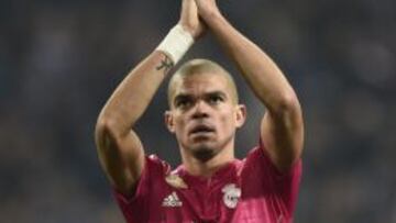 Pepe celebra la victoria.