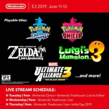 Luigi’s Mansion 3, Pokémon Espada/Escudo y más, jugables en el E3 2019