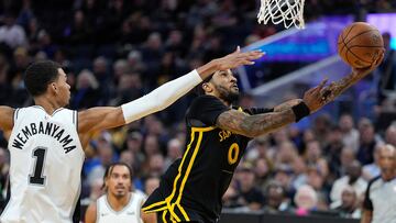 The San Antonio Spurs forward didn’t realize right away that his name on the back of his jersey had been misspelled:  “It was a real shame”.