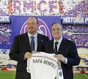 La presentación de Benítez en imágenes