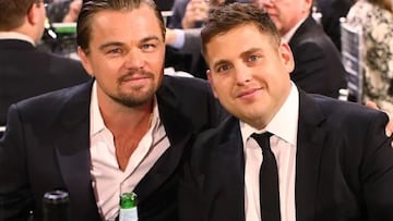 Leonardo DiCaprio y Jonah Hill.