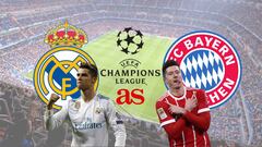 Real Madrid - Bayern Munich: Champions League latest news