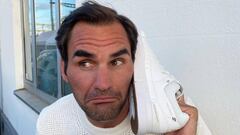 Roger Federer, con su l&iacute;nea de calzado deportivo.