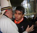 El Papa confirmó al futbolista colchonero en el año 2011