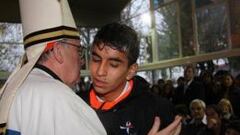 El Papa confirmó al futbolista colchonero en el año 2011