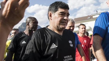 Maradona comienza su etapa como entrenador de Al Fujairah