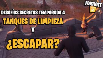 Desaf&iacute;os ocultos de Fortnite - Gnomos: Tanques de Limpieza y Escapar