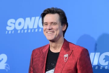 Jim Carrey en la premiere de "Sonic the Hedgehog 2" en Los Angeles el 5 de abril de 2022.