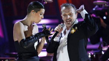 Miguel Bose y Bimba Bose en los Grammy Latino