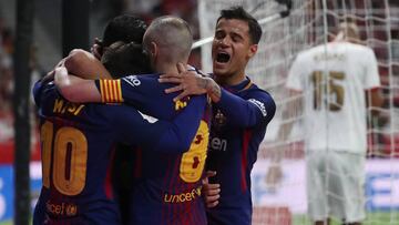 Sevilla 0-5 Barcelona: resumen, resultado y goles. Copa del Rey