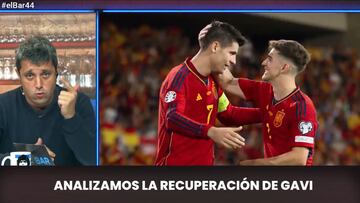 Gavi y su proceso de recuperación tras la lesión de rodilla.