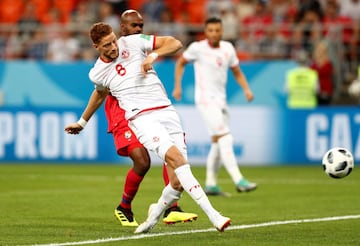 Fakhreddine Ben Youssef marcó el gol que inauguró el casillero de Túnez.