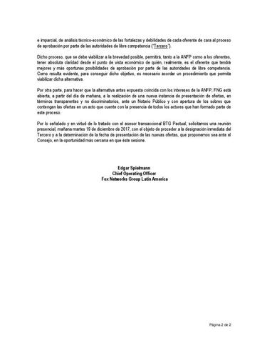 El desesperado lobby de Fox para no perder el CDF