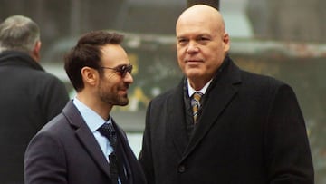 daredevil born again charlie cox matt murdock vincent d'onofrio wilson fisk