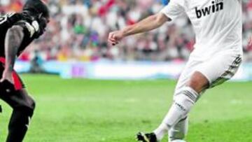 Cristiano Ronaldo durante un encuentro amistoso