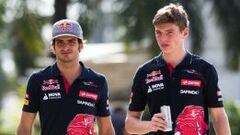  Carlos Sainz y Max Verstappen tienen una relaci&oacute;n cordial pero lo sucedido en Singapur ha hecho saltar chispas.
 