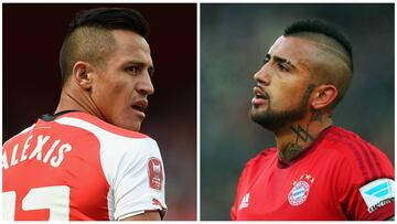 Vidal y Sánchez serán rivales en octavos de la Champions