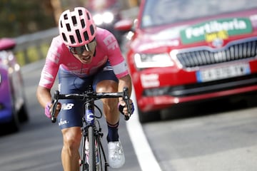 El colombiano consiguió su primera victoria en una de las grandes del ciclismo. Se impuso con contundencia en la etapa 18 de La Vuelta a España. 