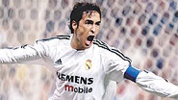 <b>CINCO EN EL CALDERÓN</b>. De los ocho goles que le ha marcado Raúl al Atleti, cinco los ha logrado en el estadio del Atlético de Madrid.