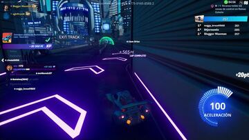 Conseguiremos puntos fácilmente dando vueltas en el circuito de Rocket League Live - Neotokyo