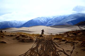 Loic Minaudier de Francia y KTM Nomade durante el Rally Dakar 2017
