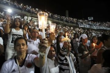 El emocionante homenaje de Atlético Nacional al Chapecoense