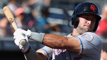 El ex quarterback de la NFL se voló la barda en su primer turno con la sucursal de Clase A de los Mets