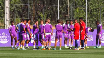 Valladolid. 10/7/2023. Primer entrenamiento del Real Valladolid de la temporada 2023/24.
Photogenic/Miguel Ángel Santos