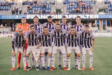 Sandro se estrenó en su debut con el Pucela en San José