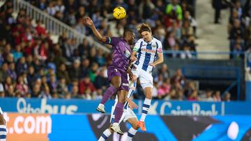Momento del partido entre Legan¨¦s y Valladolid.