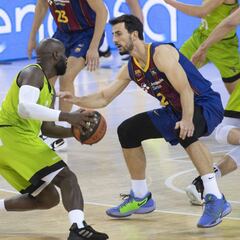 Locura en el Palau: el Fuenla se hace un lío y el Barça sobrevive