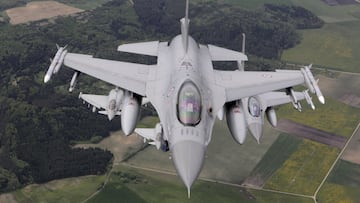 FILE PHOTO: Norwegian Air Force F-16 fighters (front) and Italian Air Force Eurofighter Typhoon fighters patrol over the Baltics during a NATO air policing mission from Zokniai air base near Siauliai, Lithuania, May 20, 2015. REUTERS/Ints Kalnins/File Photo