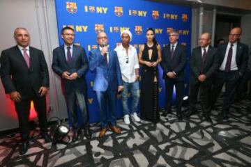 Presentación de la nueva tienda del Barcelona en Nueva York.